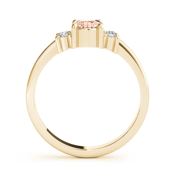 Oval Gemstone Fashion Ring · 0.12 ct tw
