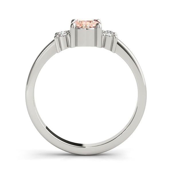 Oval Gemstone Fashion Ring · 0.12 ct tw