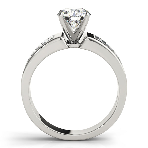 Baguette Fancy Shape Diamond Engagement Ring · 0.78 ct tw