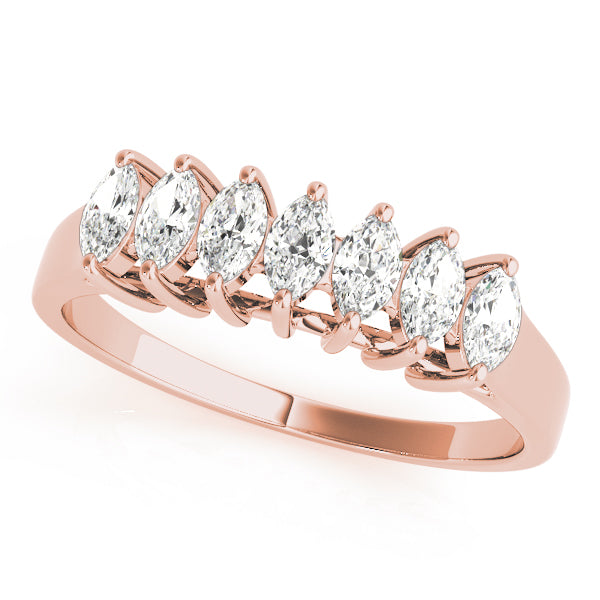 Marquise Fancy Shape Diamond Wedding Band · 0.49 ct tw