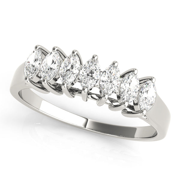 Marquise Fancy Shape Diamond Wedding Band · 0.49 ct tw