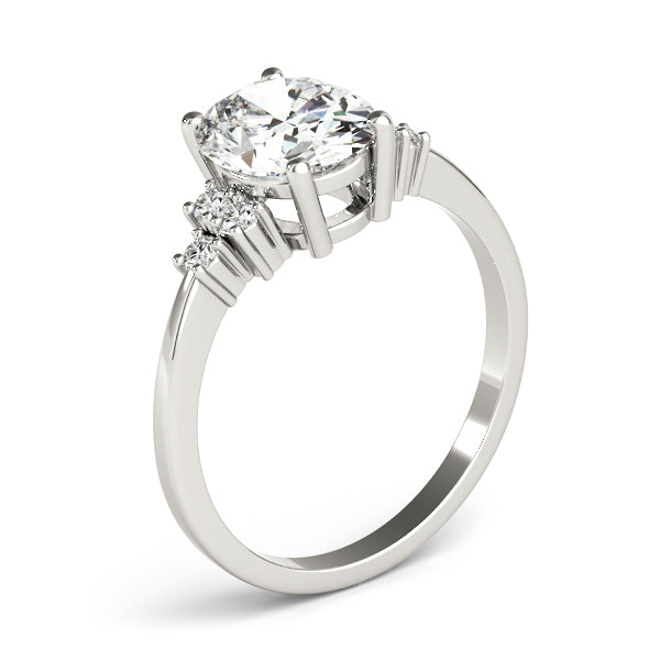 Oval Gemstone Fashion Ring · 0.12 ct tw