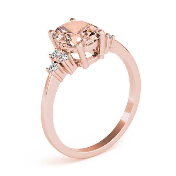Oval Gemstone Fashion Ring · 0.12 ct tw