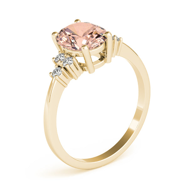Oval Gemstone Fashion Ring · 0.12 ct tw