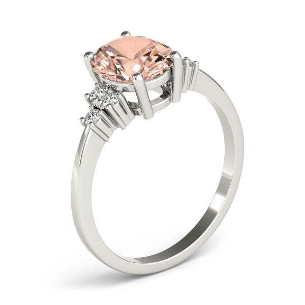 Oval Gemstone Fashion Ring · 0.12 ct tw