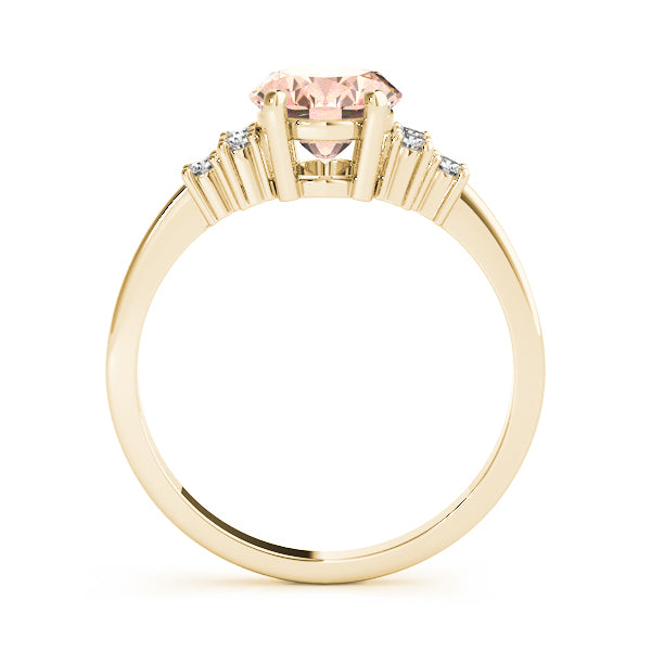 Oval Gemstone Fashion Ring · 0.12 ct tw