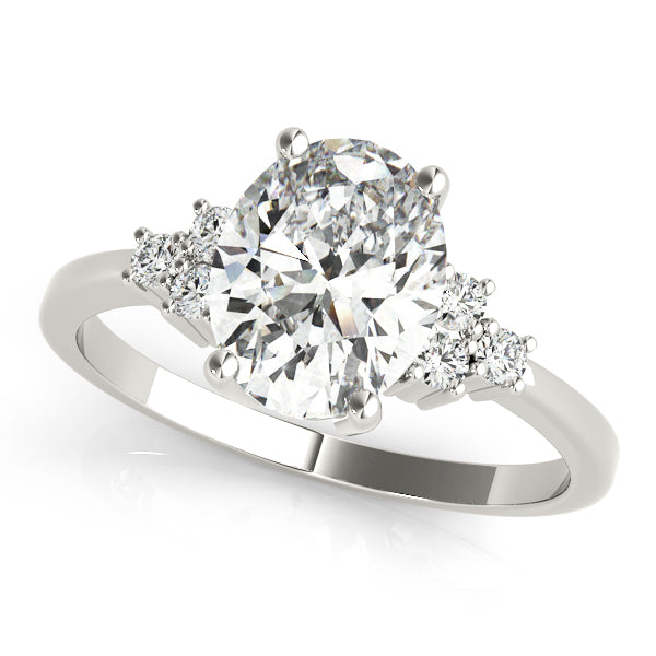 Oval Gemstone Fashion Ring · 0.12 ct tw
