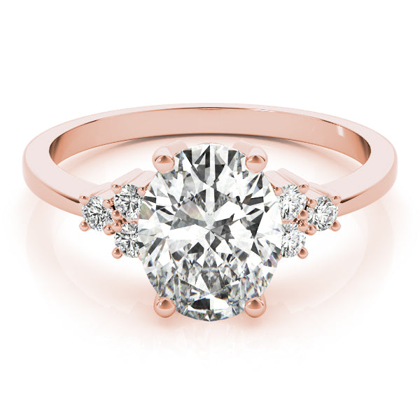 Oval Gemstone Fashion Ring · 0.12 ct tw
