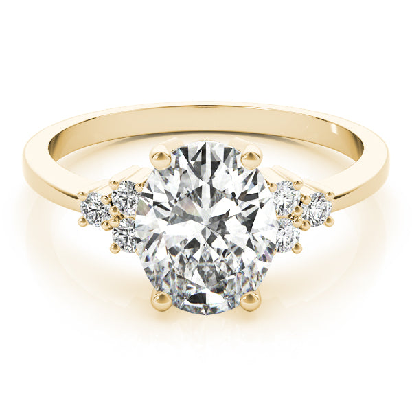 Oval Gemstone Fashion Ring · 0.12 ct tw