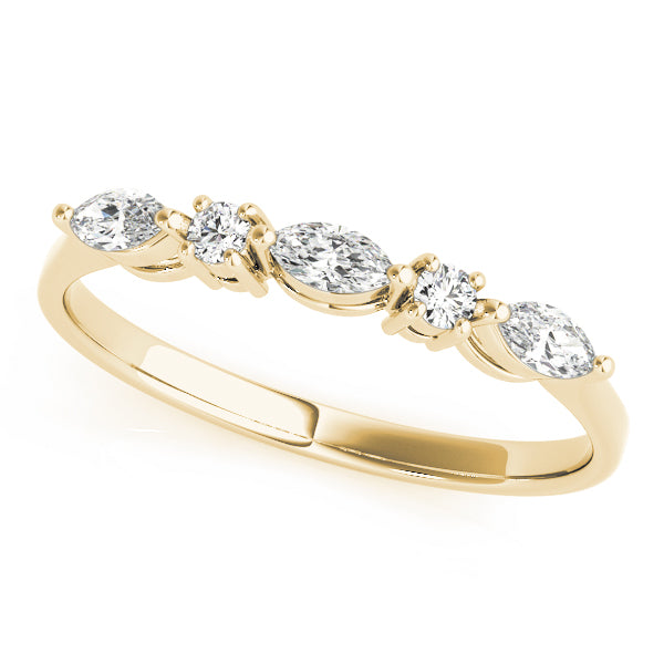 Baguette Fancy Shape Diamond Wedding Band · 0.26 ct tw