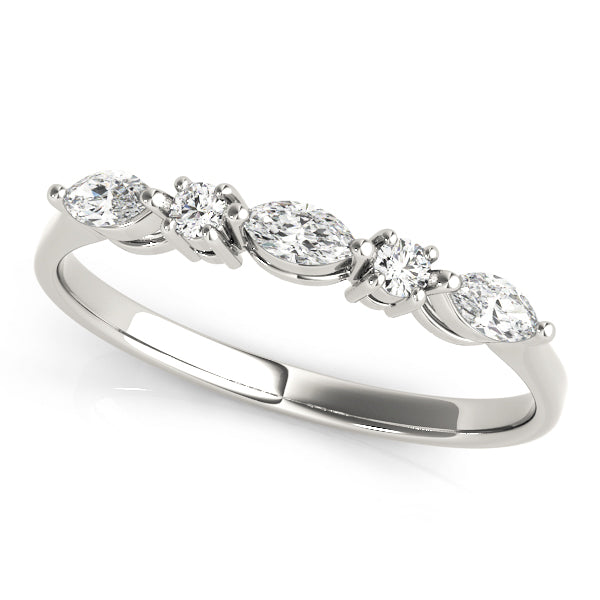 Baguette Fancy Shape Diamond Wedding Band · 0.26 ct tw