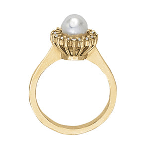 Pearl Gemstone Fashion Ring · 0.24 ct tw