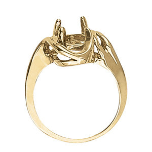 Oval Gemstone Fashion Ring