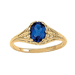 Oval Gemstone Fashion Ring
