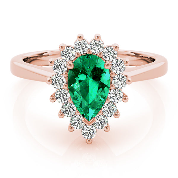 Pear Gemstone Engagement Ring · 0.51 ct tw