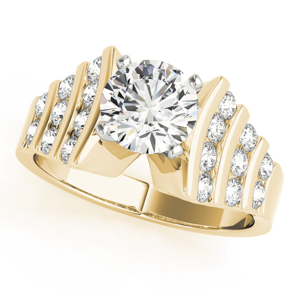 Multi-Row Diamond Engagement Ring · 0.54 ct tw