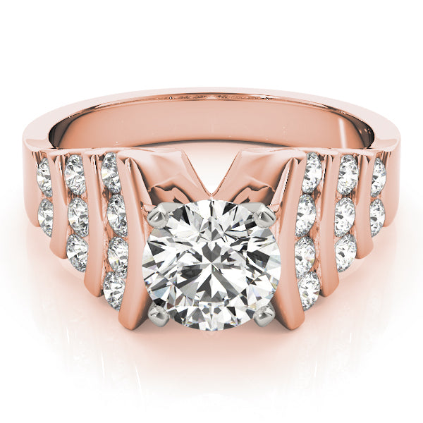 Multi-Row Diamond Engagement Ring · 0.54 ct tw