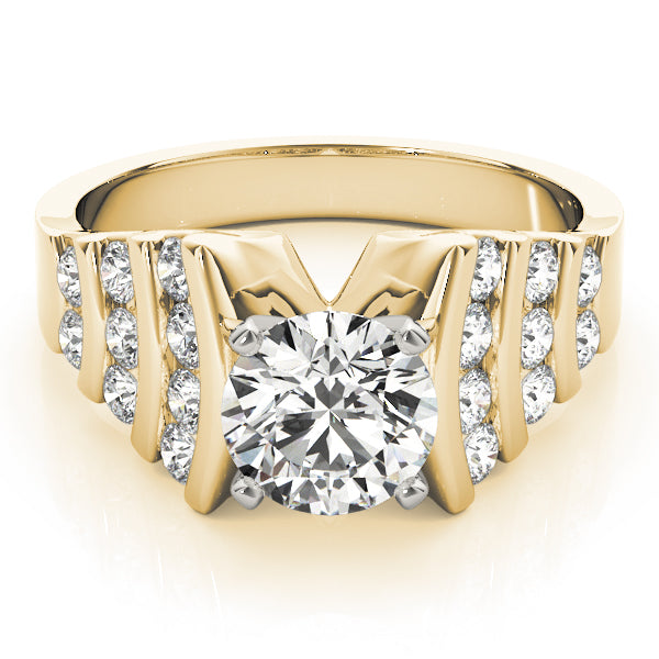 Multi-Row Diamond Engagement Ring · 0.54 ct tw