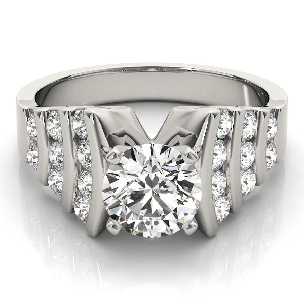 Multi-Row Diamond Engagement Ring · 0.54 ct tw