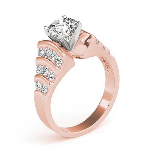 Multi-Row Diamond Engagement Ring · 0.54 ct tw