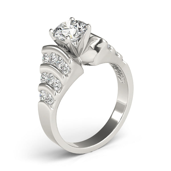 Multi-Row Diamond Engagement Ring · 0.54 ct tw