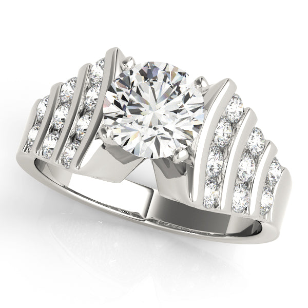 Multi-Row Diamond Engagement Ring · 0.54 ct tw