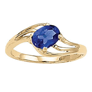 Oval Gemstone Fashion Ring