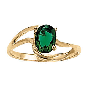 Oval Gemstone Fashion Ring
