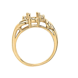 Oval Gemstone Fashion Ring · 0.03 ct tw