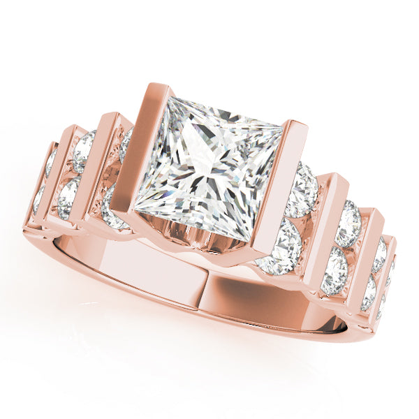Round Multi-Row Diamond Engagement Ring · 1.74 ct tw