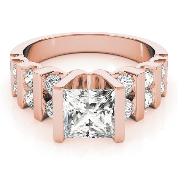 Round Multi-Row Diamond Engagement Ring · 1.74 ct tw