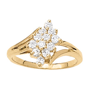 Diamond Cluster Fashion Ring · 0.48 ct tw