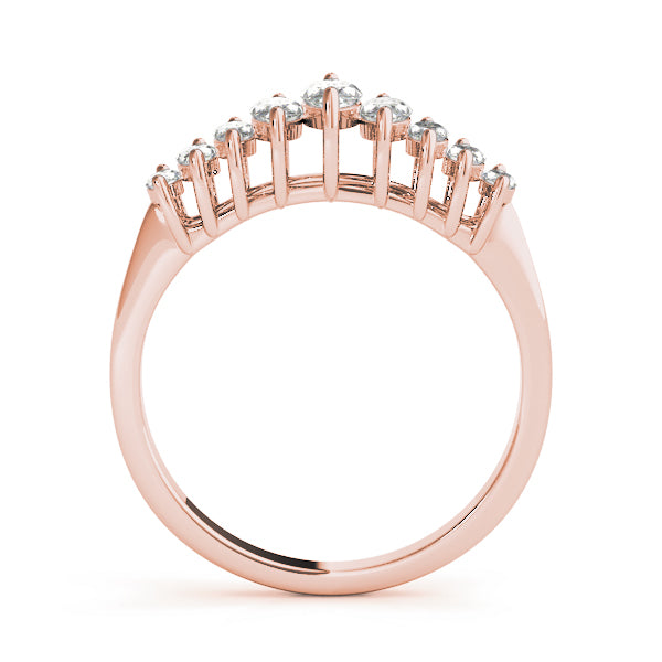 Marquise Fancy Shape Diamond Wedding Band · 0.85 ct tw