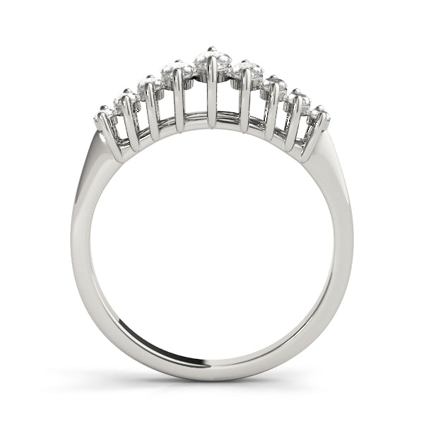 Marquise Fancy Shape Diamond Wedding Band · 0.85 ct tw