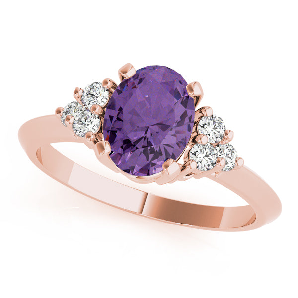 Oval Gemstone Fashion Ring · 0.18 ct tw