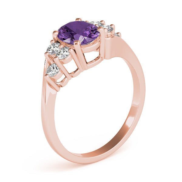 Oval Gemstone Fashion Ring · 0.36 ct tw