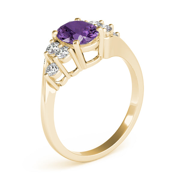Oval Gemstone Fashion Ring · 0.36 ct tw