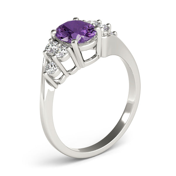 Oval Gemstone Fashion Ring · 0.36 ct tw