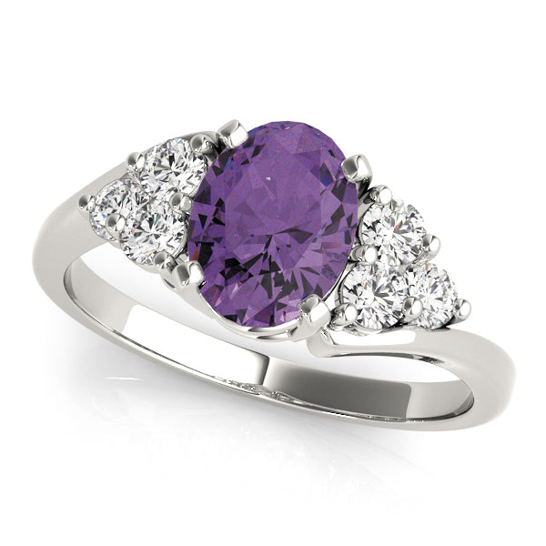 Oval Gemstone Fashion Ring · 0.36 ct tw