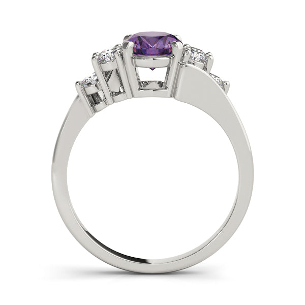 Oval Gemstone Fashion Ring · 0.36 ct tw