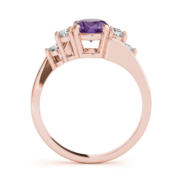 Oval Gemstone Fashion Ring · 0.36 ct tw