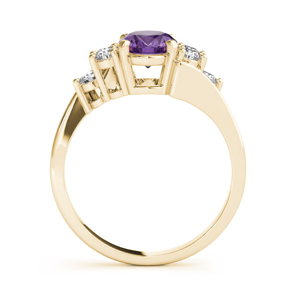 Oval Gemstone Fashion Ring · 0.36 ct tw