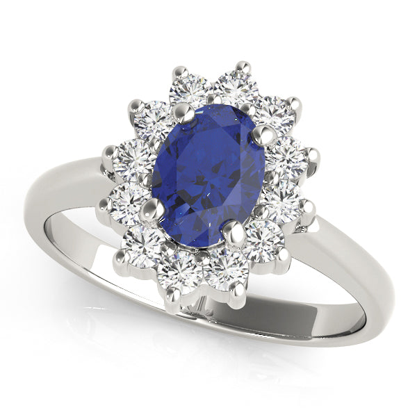 Oval Gemstone Fashion Ring · 0.30 ct tw