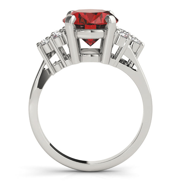 Oval Gemstone Fashion Ring · 0.36 ct tw