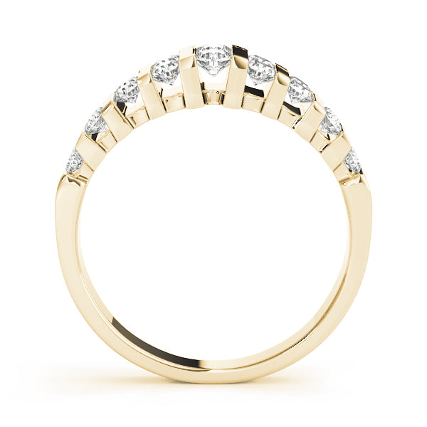 Bar Set Diamond Wedding Band · 0.72 ct tw