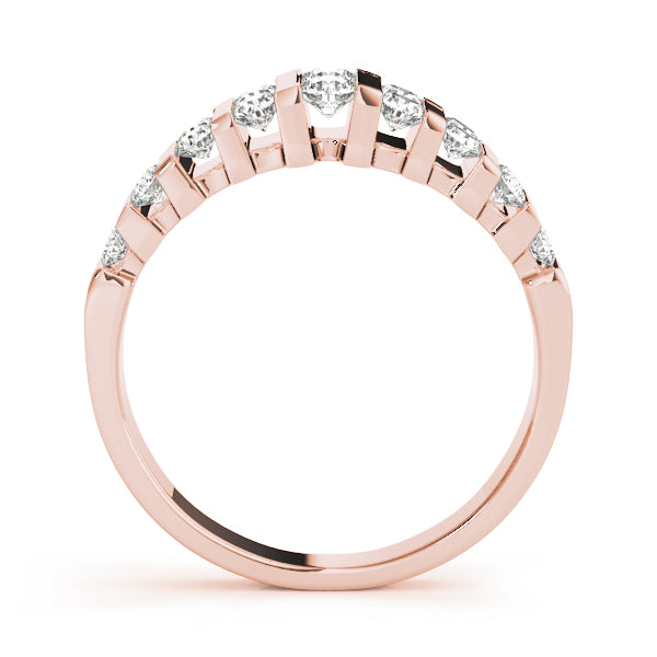Bar Set Diamond Wedding Band · 0.72 ct tw