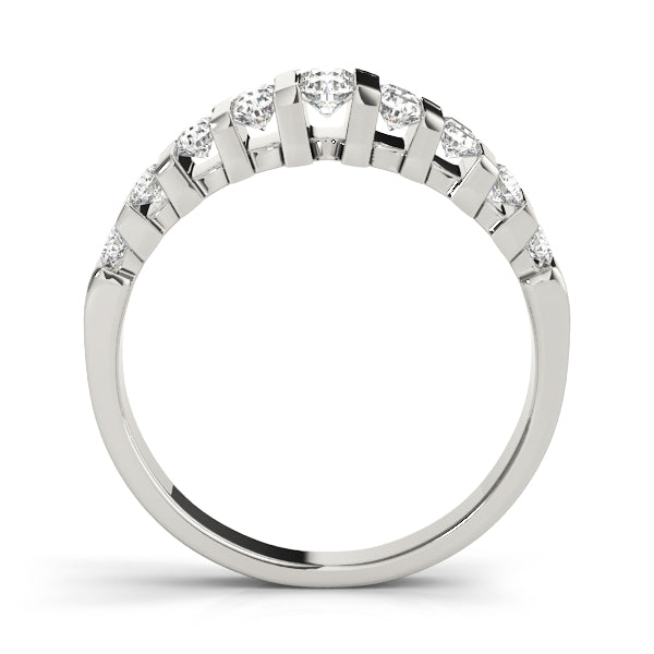 Bar Set Diamond Wedding Band · 0.72 ct tw
