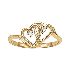 Heart Diamond Fashion Ring · 0.04 ct tw