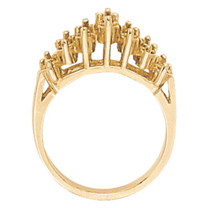 Diamond Pyramid Fashion Ring · 0.98 ct tw