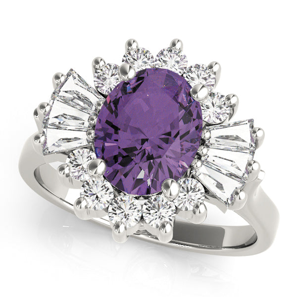 Oval Gemstone Fashion Ring · 1.12 ct tw